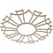 Ekena Millwork Augustus Wood Fretwork Pierced Ceiling Medallion, Red Oak, 32"OD x 11 1/4"ID x 3/8"T CMWP32X32X0375AURO - alternate 2